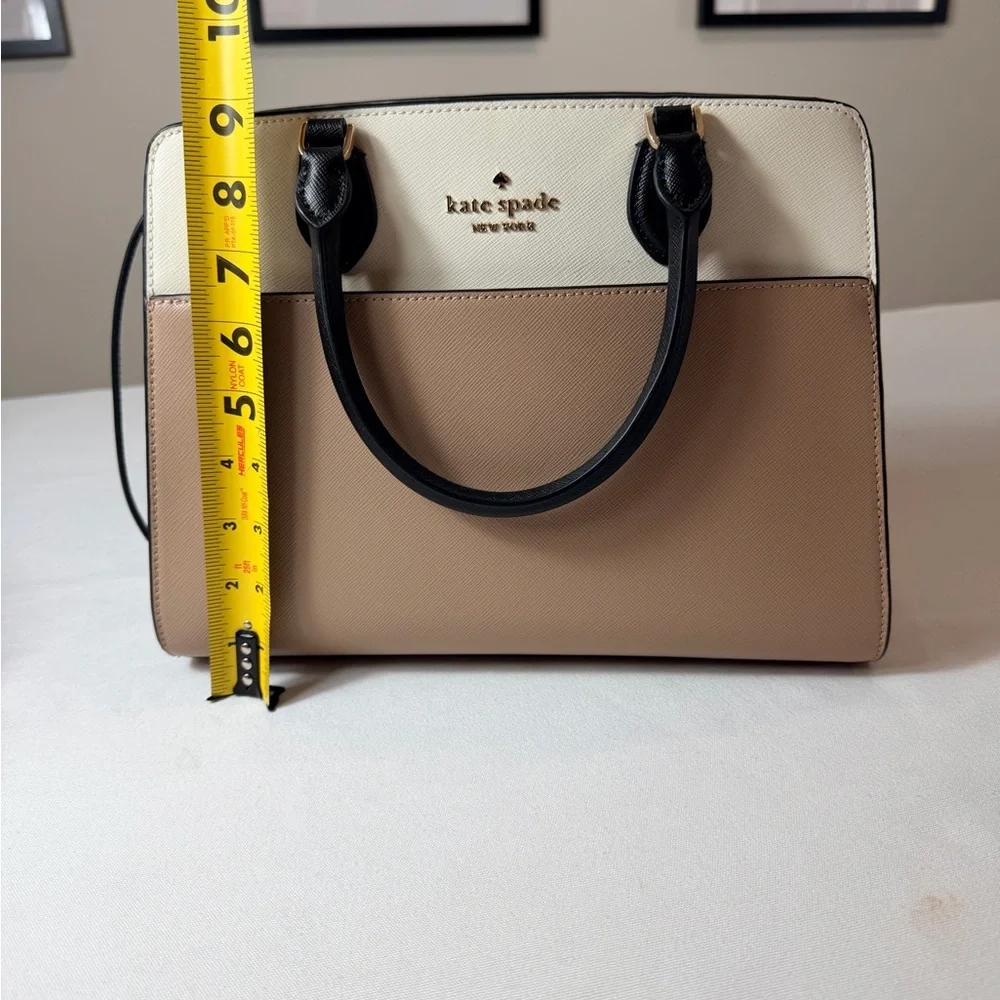 Kate Spade Black and Tan Satchel